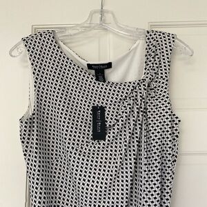 White House Black Market Geometric Sleeveless Dress